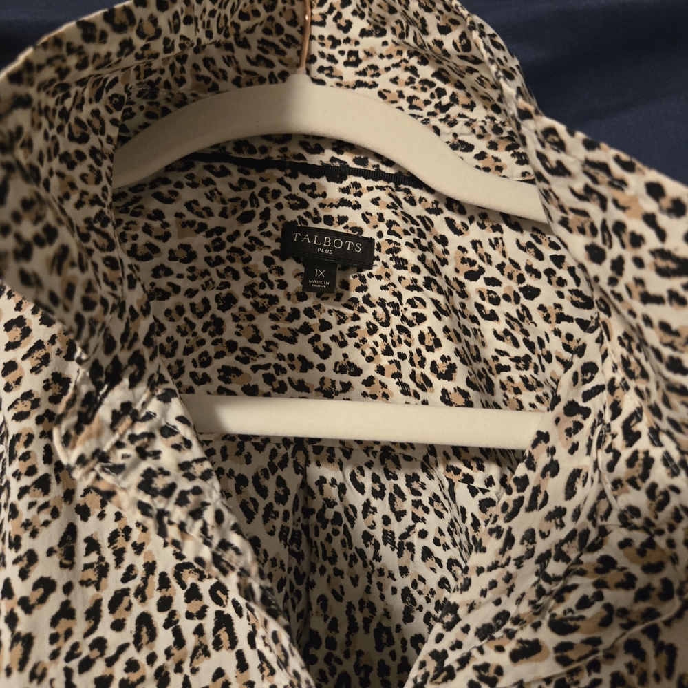 Talbots Women's Animal Print Blazer